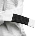thumbnail image 2 of Hayabusa Adult 2.0 BJJ Belt IBJJF Compliant, Reinforced Double Stitching - White, A1, 2 of 5