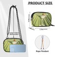 thumbnail image 4 of FORMRS Mini Crossbody Bag for Women Adjustable Rope Shoulder Casual Phone Purse, Light Green Martini, 4 of 7