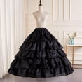 thumbnail image 6 of Dualoai Bridal Dress Petticoat Elegant Cage Skirt for Cosplay Ball Gown Performances style K, 6 of 6