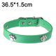 thumbnail image 2 of Collar de perro de silicona: collar de perro de moda, anillo de hebilla y anillo de cinturón con anillo en D blancos, 2 of 5
