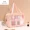 Pink Large, variant on Portable Makeup Bag Large Capacity Make Up Brushes Lipstick Powder Travel Cosmetics Storage Toiletry Bag Waterproof Transparent