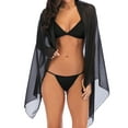 thumbnail image 3 of FUTATA Women Swimsuit Beach Cover Up Sarong Sarong Beach Wrap Sheer Short Skirt Bikini Chiffon Scarf for Swimwear, 3 of 5