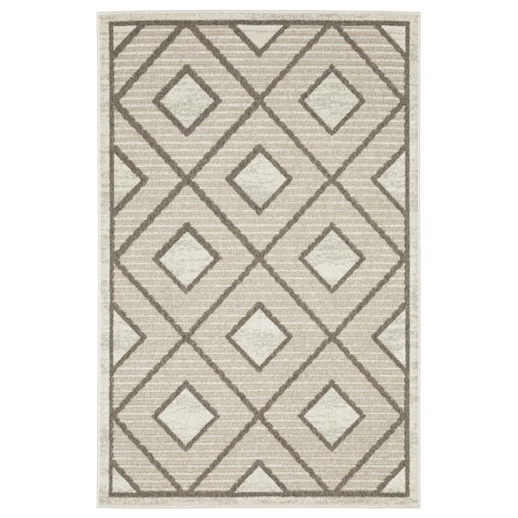 Sphinx Tangier Area Rug TAN05 Casual Beige Geometric 7'10" X 10'10" Rectangle
