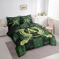 thumbnail image 2 of Catabedysis Golf Print 7-Piece Twin Bedding,Ball Monogrammed A Design Bedding Comforter Set,Black Reversible For Boys, 2 of 7