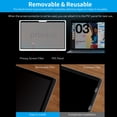 thumbnail image 4 of Filtre Screen Amovible Intimité Lavable Réutilisable Anti-Éblouissement Haute Transmission Protecteur Screen avec Panneau PVC pour 15.6 Pieds', 4 of 7