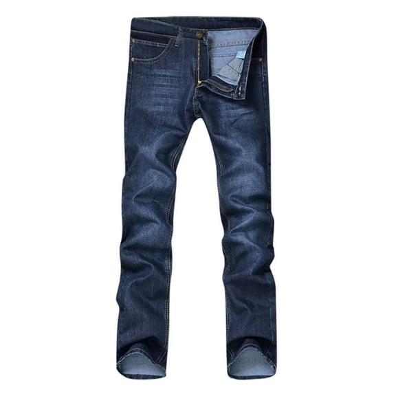 Men's Boot Cut Jeans Casual Autumn Denim Handsome Loose Work Long Trousers Jeans Pants Daily Commuting Versatile