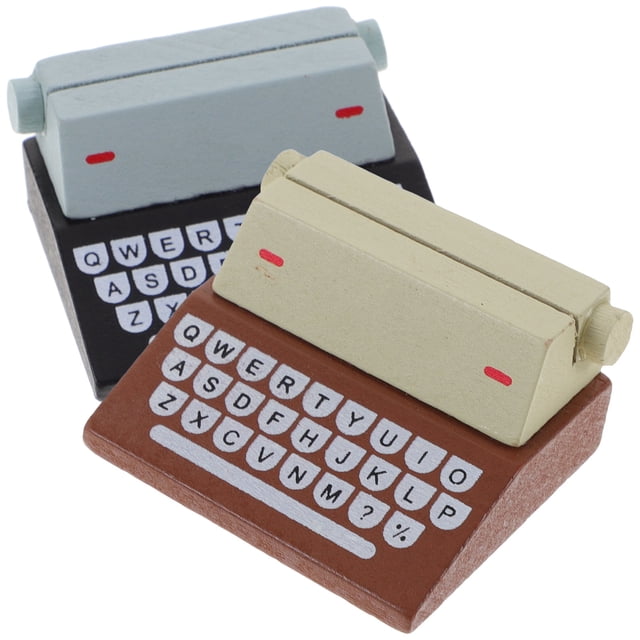 IFANLANDOR 2Pcs Delicate Card Clip Wood Brown Photo Holders for General Users