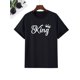 thumbnail image 2 of [Opción popular] Imprescindible de verano: Camiseta de manga corta estampada a la moda para hombre - Cuello redondo informal, algodón transpirable, lavable a máquina. Para adultos, hombres, mujeres, a, 2 of 4