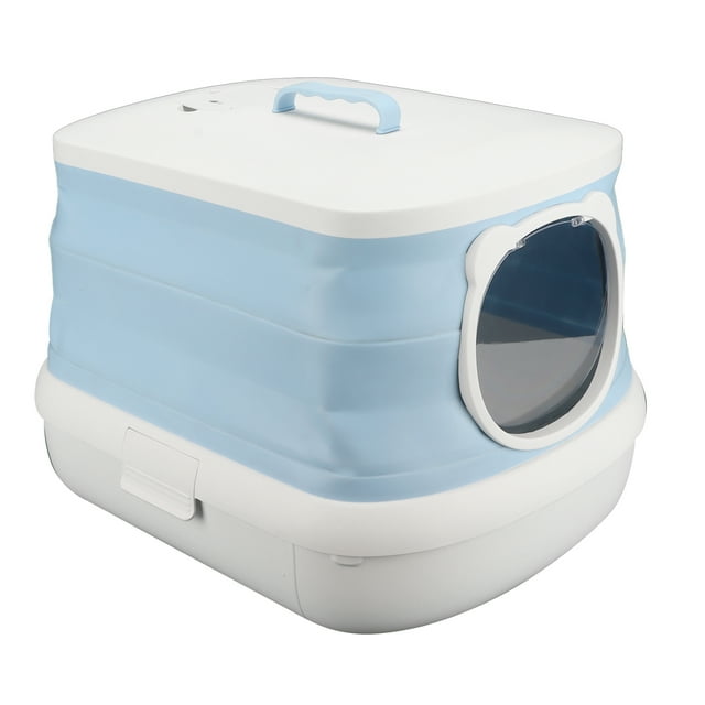 Enclosed Cat Litter Box,Foldable Cat Litter Box Portable Litter Box Foldable Portable Cat Litter Box Cutting-Edge Features