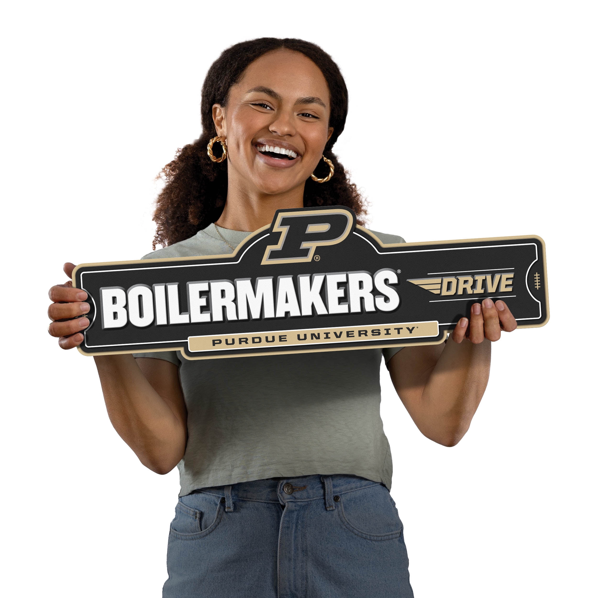 YouTheFan NCAA Purdue Boilermakers Street Sign