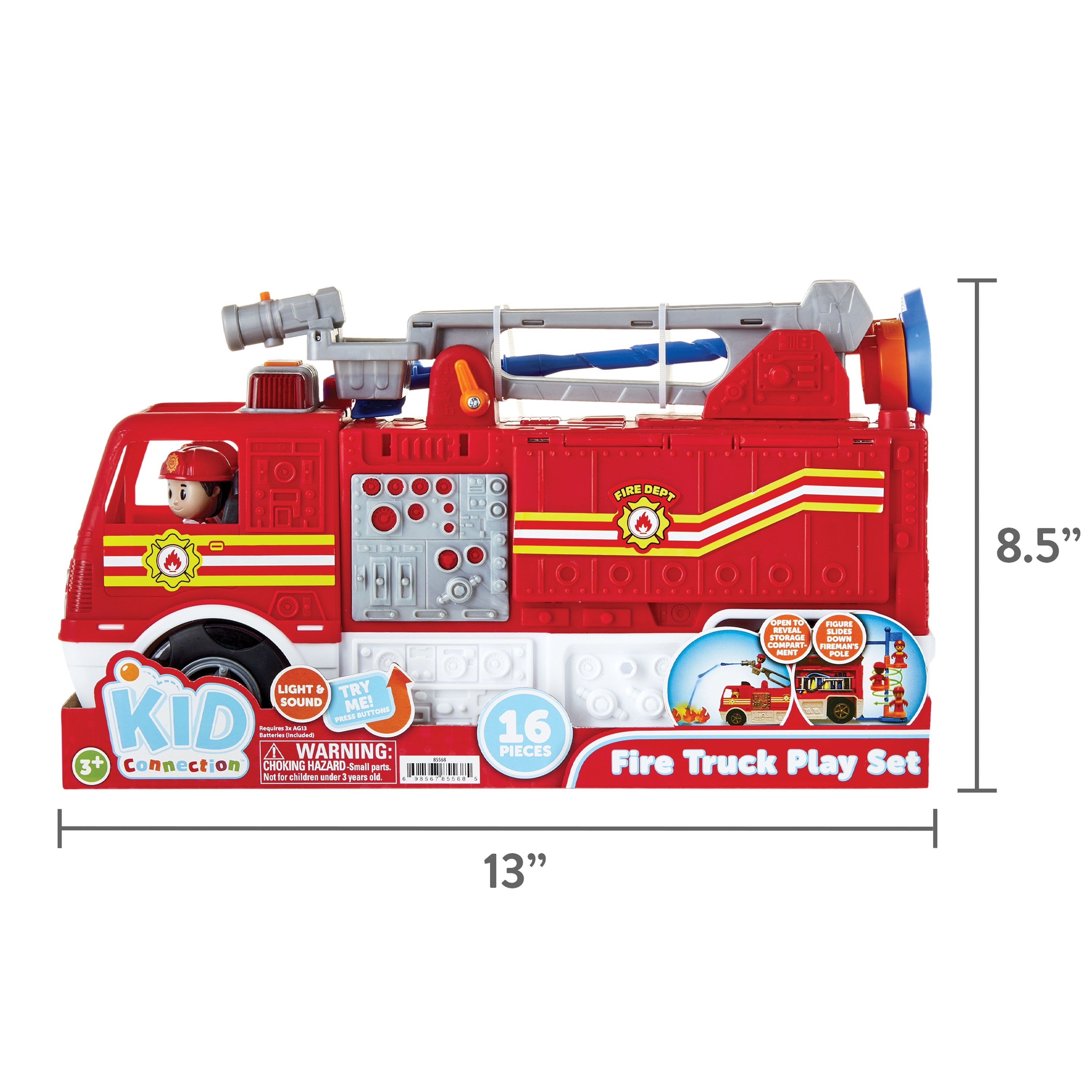Kid Connection Fire Truck Playset