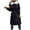 Black, variant on "Aayomet Trench Coats For Women Women's Basic Essential Double Mid-Long Wool Blend Pea Coat,Green XXL"