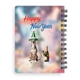 thumbnail image 2 of Happy New Year Italian Greyhound Chills on Year-End Party Spiral Bound Journal Greyhound Dog Lover 5x7in Spiral Notebook - 12023, 2 of 5