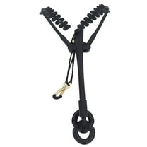 Aoteuk 10 inch Saxophone Shoulder Harness, 360° Adjustable Sax Double Shoulder, Neck Strap with Metal Snap Hook, for Electric Windpipe, Alto and Soprano Sax, Easy to Use, Black