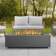 thumbnail image 2 of Afuera Living Powder-Coated Stainless Steel Slate Rectangular Fire Table 50,000 BTU 50"x32"x15" Unassembled, 2 of 7