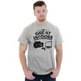 thumbnail image 3 of Great Indoors Couch Potato Gamer Nerd Men's Big & Tall Crewneck Graphic Tee Brisco Brands 2X, 3 of 5