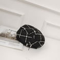 thumbnail image 3 of CoCopeaunt Plaid Berets Women’S Fall And Winter Casual Tweeds Bud Hats Vintage British Thermal Painter’S Hat, 3 of 6