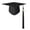 Black, variant on OSOLU Toddler Shiny Kindergarten And Preschool Graduation Caps For Kids And High School College For Adults With Tassel Baby Fashionable Dailywear, S