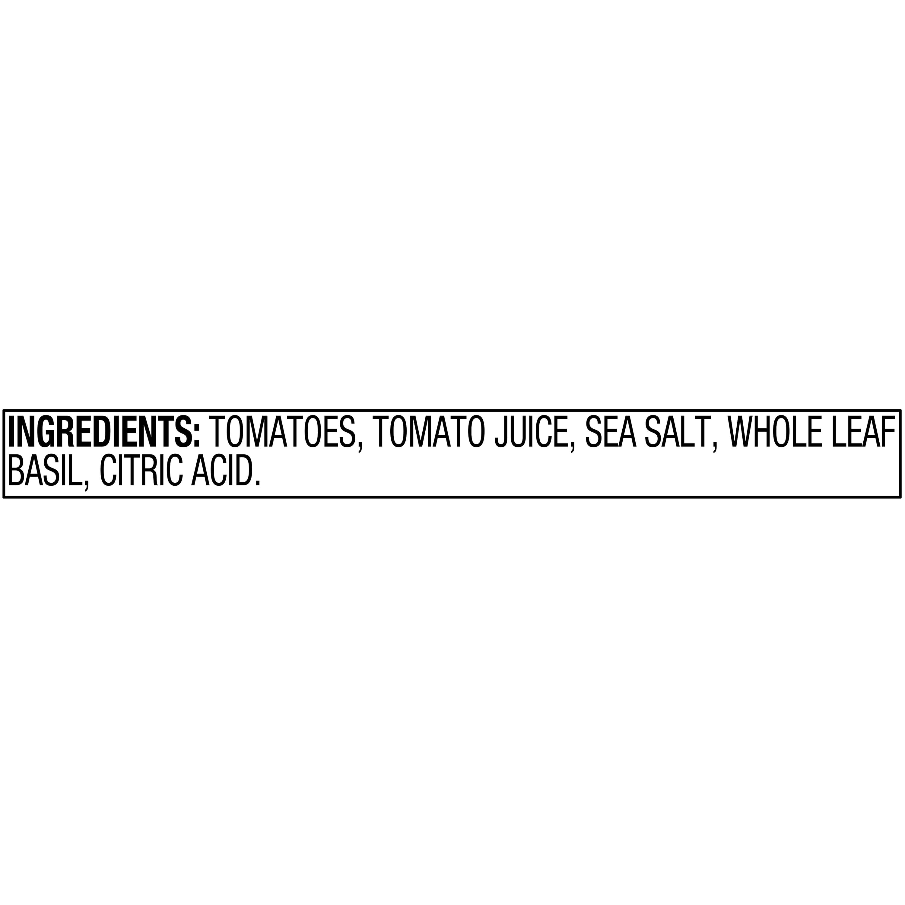 bettergoods San Marzano Style Whole Peeled Tomatoes with Basil, 28 oz