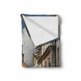 thumbnail image 2 of European Soft Flannel Fleece Throw Blanket, Heidelberg Old City Streets Picturesque Town with Medieval Architect Panorama, Cozy Plush for Indoor and Outdoor Use, 50" x 70", Multicolor, by Ambesonne, 2 of 6