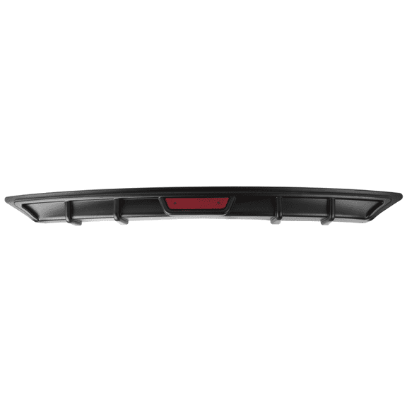 Ikon Motorsports Compatible with 18-22 Honda Accord OE Style Rear Diffuser With Reflective Strip - Black PP