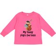 thumbnail image 3 of Inktastic String Bass My Daddy Plays the Bass Boys or Girls Long Sleeve Toddler T-Shirt, 3 of 5