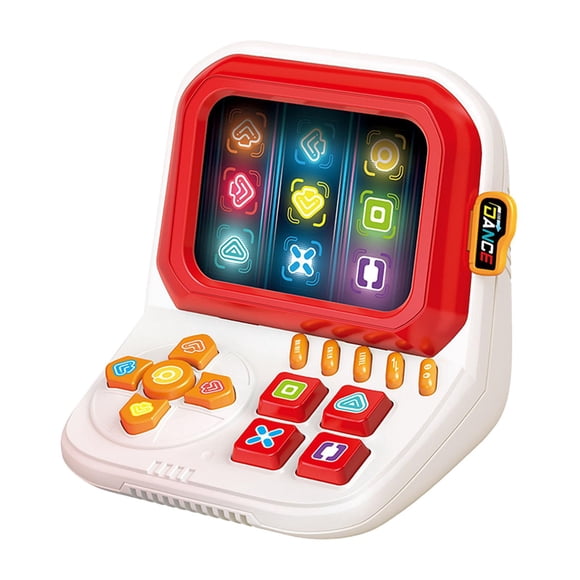 Juego de baile con dedos, modo de juego de empuje rápido, juegos arcade innovadores, juego de inquietud iluminado para adolescentes rojo