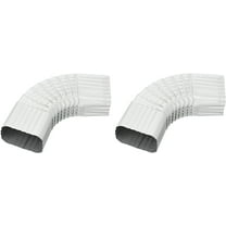 Amerimax Home Products 2x3 Galvanized Elbow - Durable - White