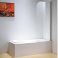 thumbnail image 4 of Dreamwerks 30 in. W x 59 in. H Frameless Pivot Tub Door with Clear Glass in Chrome, 4 of 4