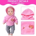 thumbnail image 6 of TDDS9 9PCS 16-18 Inch Baby Doll Clothes Set - Magic Tape Design Cute Outfits for Baby Dolls with Hat & Socks, 3+ Age Pretend Play Costumes to Boost Creativity (No Doll Included), 6 of 9