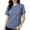 Dark Blue, variant on NMMUED Gym Shirts for Women Mesh Cooling Ice Silk Tops Short Sleeve Quick Dry Athletic Workout Activewear Crew Neck Breathable Yoga Running Basic Tees Summer Apparel Light Gray XXL