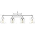 thumbnail image 1 of Quoizel Nicholas 4-Light Bathroom Vanity Light in Polished Chrome, 1 of 2