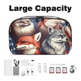 thumbnail image 3 of American Flag Travel Organizer Digital Pouch Charger Case Organizer Charge Cord Organizer Waterproof Oxford Cloth Electronics Organizer Bag 5.9x9.44x3.14 in., 3 of 6
