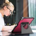 thumbnail image 5 of FJLBDE Case for iPad Air 13 Inch M3 2025 / M2 2024 12.9 inch (3rd/4th Gen), 360 Rotating Stand iPad Protective Case Cover with Auto Wake/Sleep, Red, 5 of 7