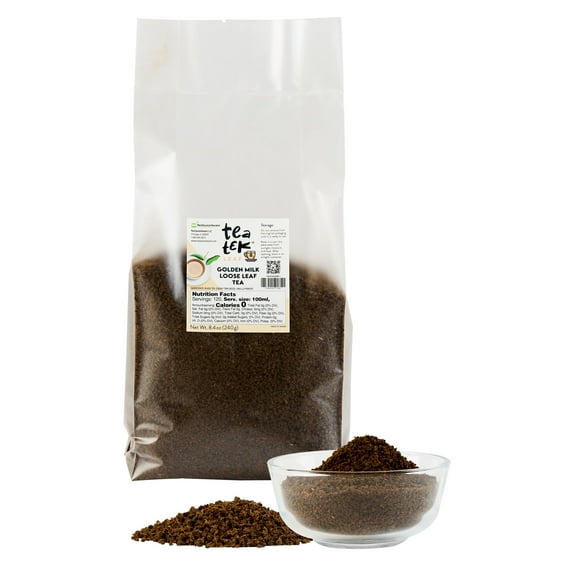 Tea Tek 8.4 oz Golden Milk Loose Leaf Tea - 25 count box