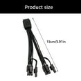 thumbnail image 5 of Double 8Pin PCIe Graphics Card Power Cable 12VHPWR Female Connectors Optimized For Energy Transfer, 5 of 10