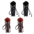 thumbnail image 1 of Brazaletes medievales Fernando de cuero PU 2 Pares, 1 of 8