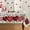 Red, variant on Valentine''s Day Tablecloth 60×84 Inch Rectangle, Buffalo Plaid Pink Love Hearts Washable Table Cover for Party Picnic Dinner Decor