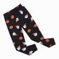 thumbnail image 4 of TOWED22 Toddler Boys Girls Halloween Pajamas Pumpkin Print PJs Sleepwear Cute Print Pant Sets Kids Jammies(Black,7-8 Y), 4 of 9