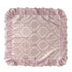 thumbnail image 1 of Cubierta de tapetes de tela de sofá de mesa de encaje para decoración de bodas Zulema Mantel morado 130X130cm Funda de sofá de encaje, 1 of 8