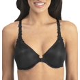 thumbnail image 1 of Dominique Women's Meryl Front Closure Minimizer Racerback Bra (30B-44F) #7050 - Black - 36D, 1 of 4