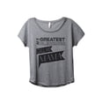 thumbnail image 1 of My Greatest Blessings Call Me Mama Women's Fashion Slouchy Dolman T-Shirt Tee Heather Grey Small, 1 of 3