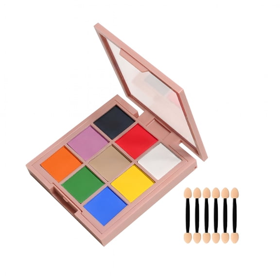 RAGUPEL Nail Pigment Powder Palette, Solid Gradient Ombre Nail Art Set, Fine Manicure DIY Accessories for Professional Salon