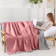 thumbnail image 4 of Hvmvliv Cooling Quilt 150x200cm Summer A/C Comfortersummer Cool Comfortermugwort Ice Spring Cool Feeling Comforter Thick Cooling Blanket Pink, 4 of 6