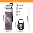 thumbnail image 3 of Lion Crown Clouds Sports Water Bottle Portable Travel Mug 32oz BPA Free Leak Proof Straw Transparent Tritan for Gym Yoga Cycling Camping, 3 of 7
