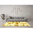 thumbnail image 3 of Ahgly Company Indoor Rectangle Abstract Yellow Modern Area Rugs, 8' x 12', 3 of 4