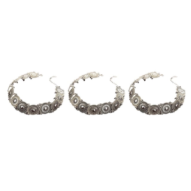 Qarigey Collar de mujer, adorno de cuello elegante, collares para niñas, Gargantilla Vintage de Metal para mujer, decoración de moda, Type4 NO4