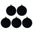 thumbnail image 1 of 5 Pack Electric Induction Hob Protector Mat Anti-Slip Mat Silicone Pad Scratch Protector Cover Heat Insulated Mat, Black, 1 of 5