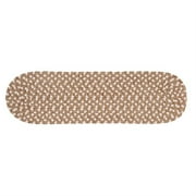 Colonial Mills Blokburst Chenille Blended Stair Treads Natural Wonder 8"x28" (SET 13)