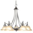 thumbnail image 2 of Woodbridge Lighting Anson 5-light Steel & Glass Chandelier in Gray Stone, 2 of 2